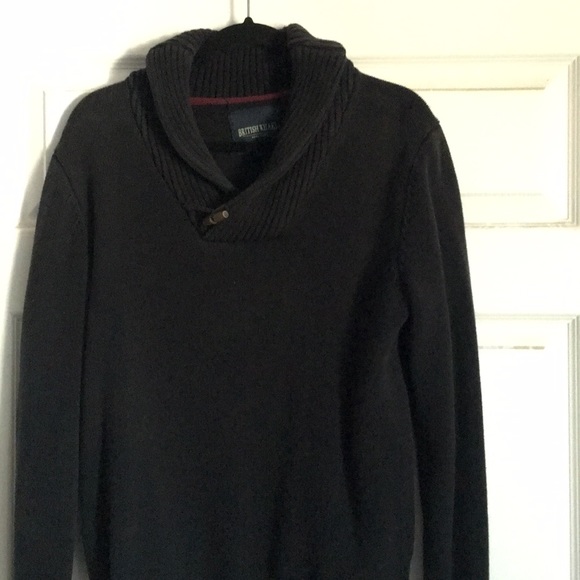 british khaki sweater